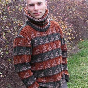 sweter męski wełniany