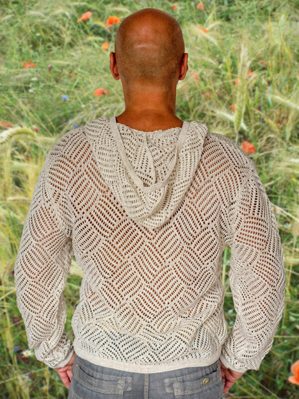 Linen men's sweatshirt