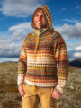 Angora men's hooded sweater Color