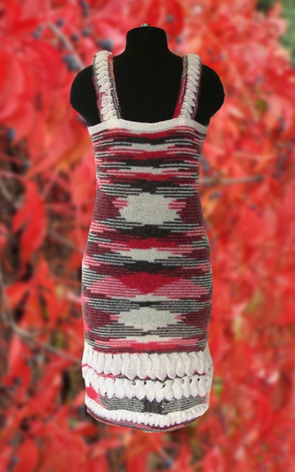 crochet knit dress