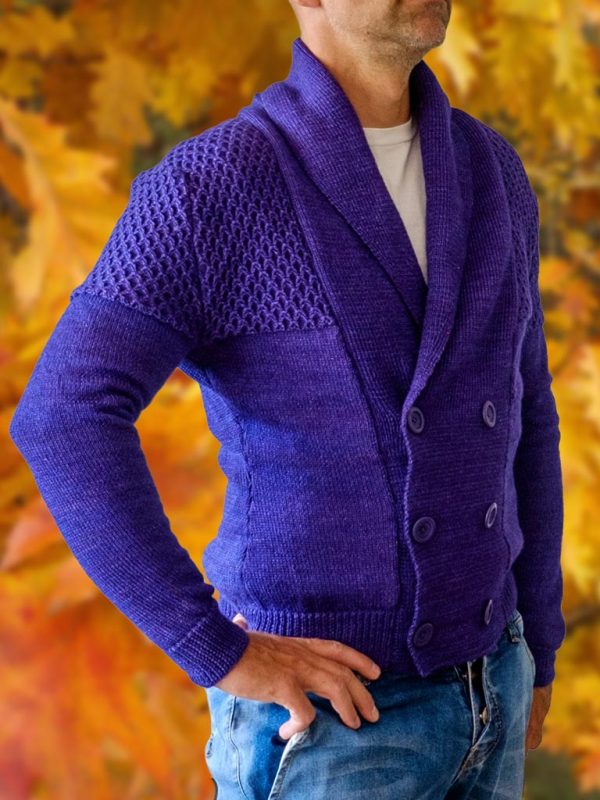 sweter męski 100 wełniany