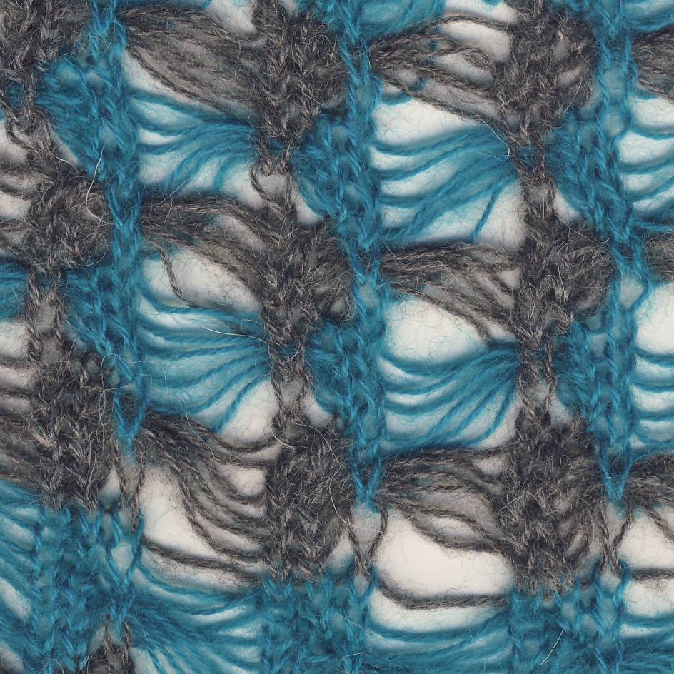 crochet shawl with pockets