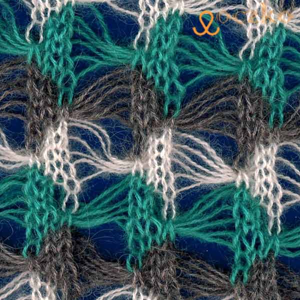 openwork woolen pattern