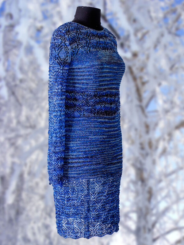 handmade knitting dress