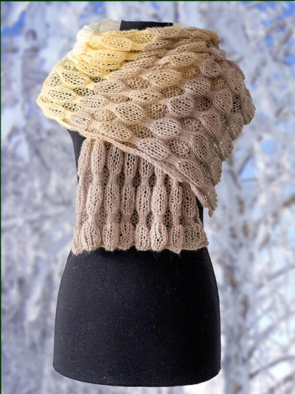 women's knitting shawl
